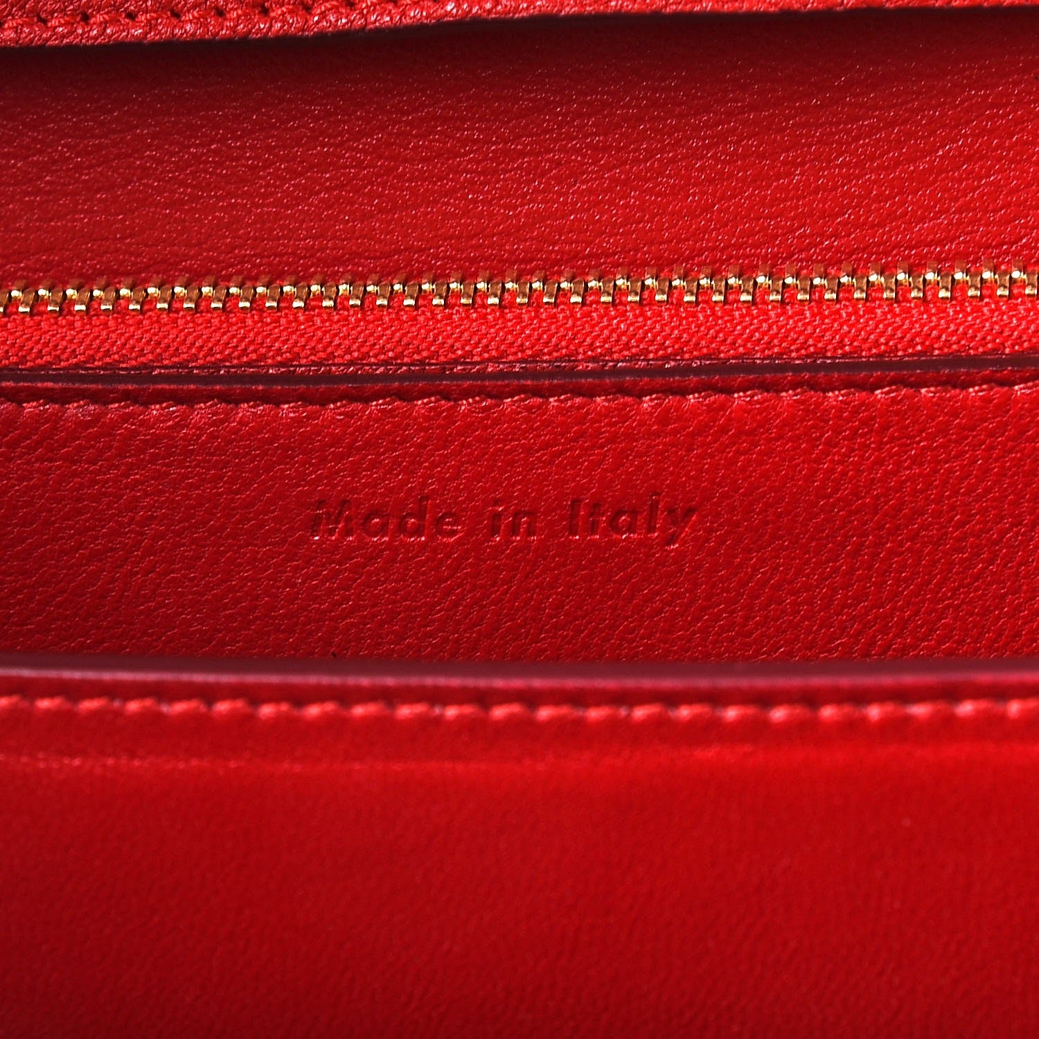 Celine Goatskin Medium Classic Box Flap Bag Carmin 7 of 8