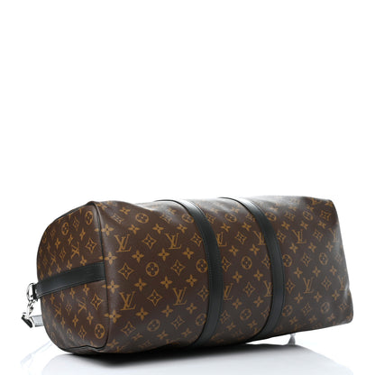 Louis Vuitton Monogram Macassar Keepall Bandouliere 45 4 of 8