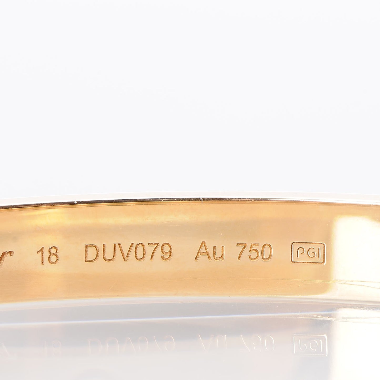 18K Yellow Gold LOVE Bracelet 18