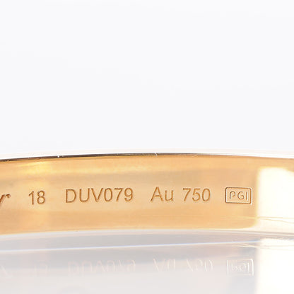 Cartier 18K Yellow Gold LOVE Bracelet 18 8 of 10