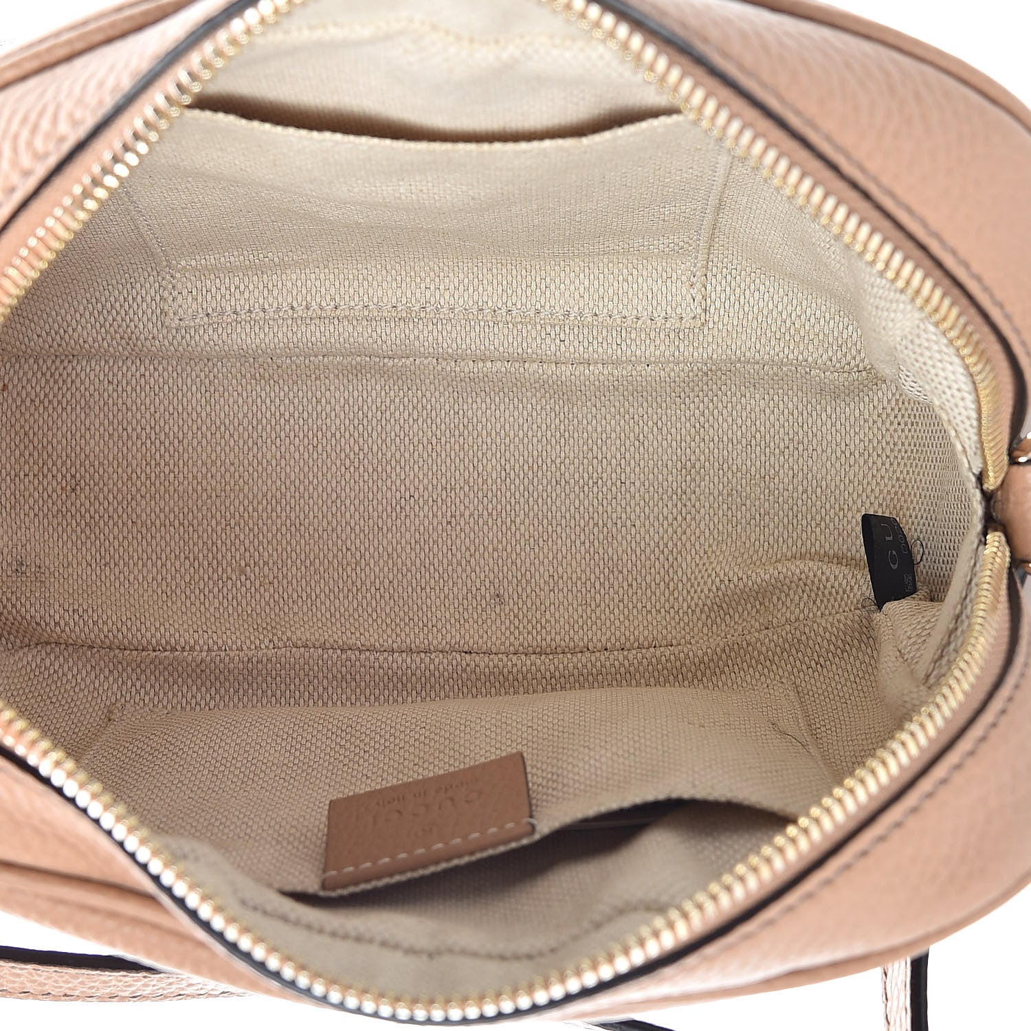 Gucci Pebbled Calfskin Small Soho Disco Bag Rose Beige 5 of 10