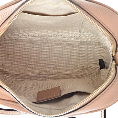 Gucci Pebbled Calfskin Small Soho Disco Bag Rose Beige 5 of 10