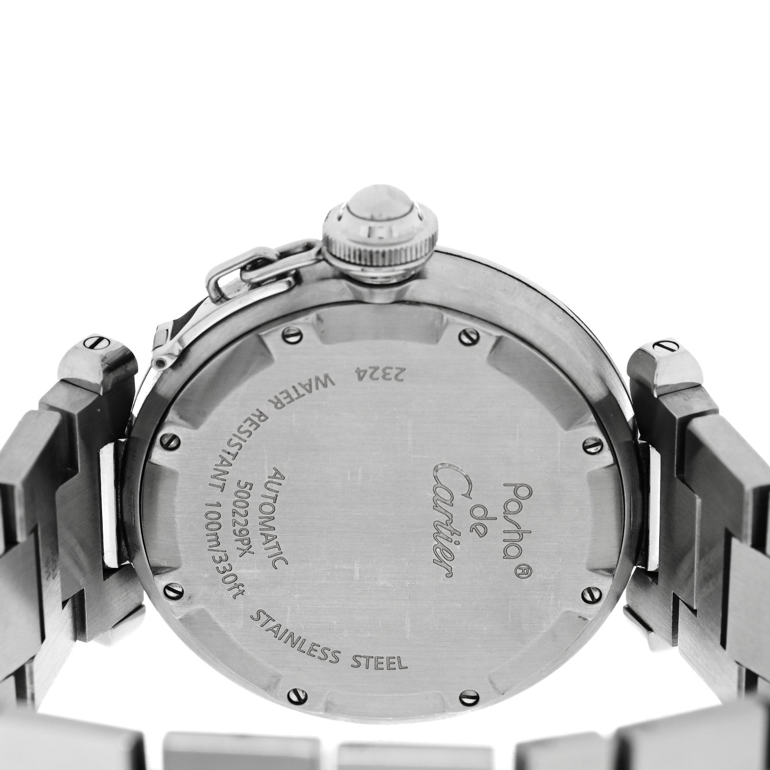 Cartier Stainless Steel 35mm Pasha C Automatic Watch 4 of 4