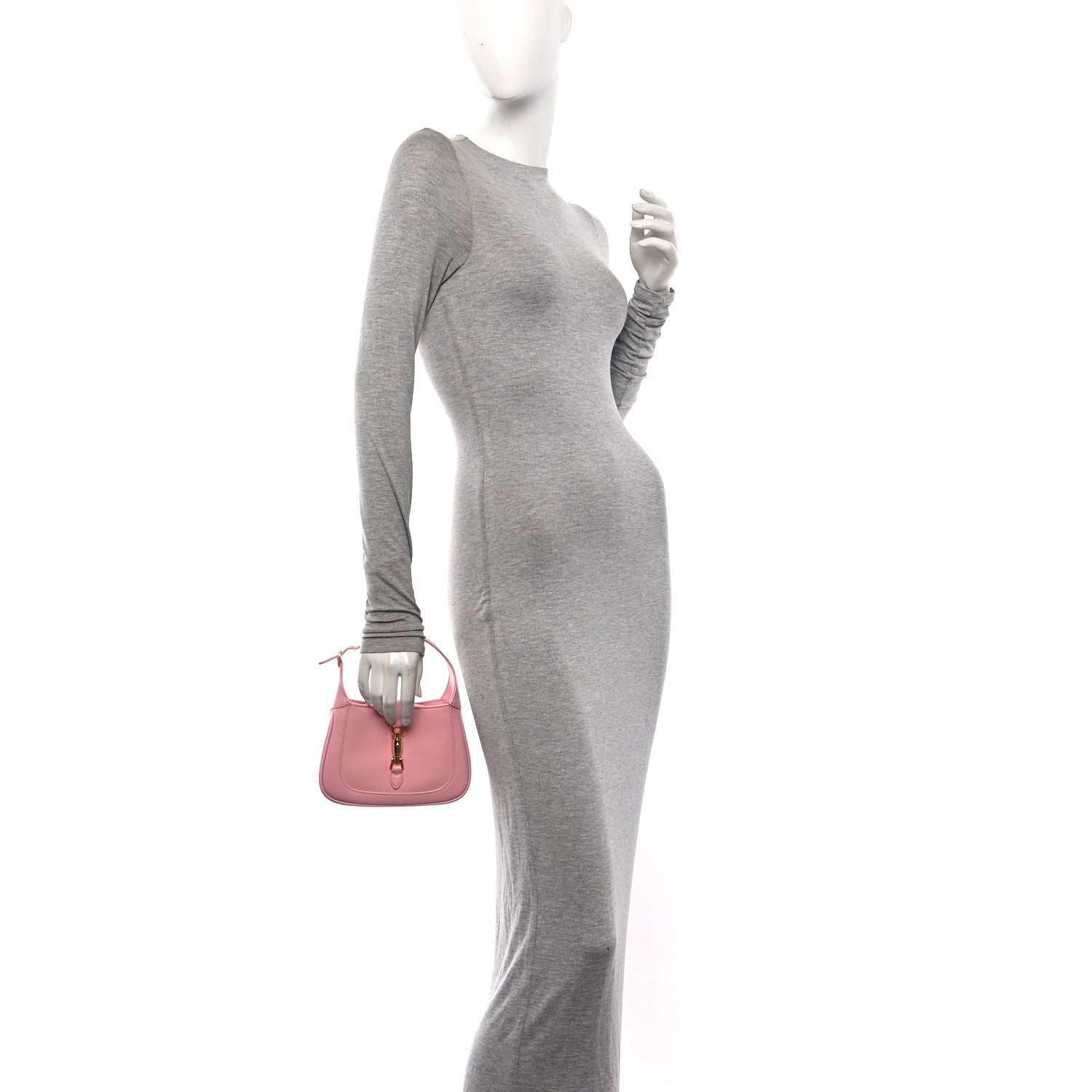 Gucci Boarded Dyana Lux Calfskin Mini Jackie 1961 Hobo Wild Rose 2 of 10