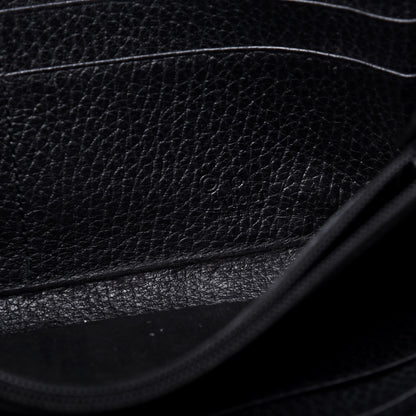 Gucci Guccissima Donna Long Wallet Black 6 of 17