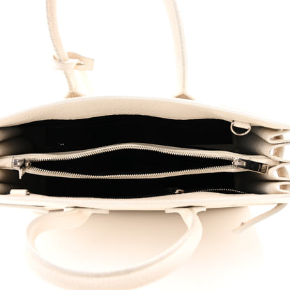 Saint Laurent Grained Calfskin Small Sac De Jour Dove White 5 of 10