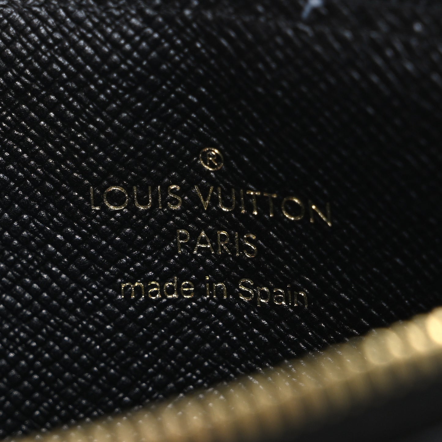 Monogram Slim Purse Black