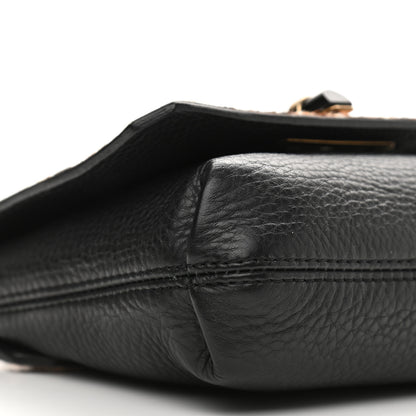 Lanvin Calf Hair Calfskin Leopard Print Mini Happy Crossbody Black 5 of 11