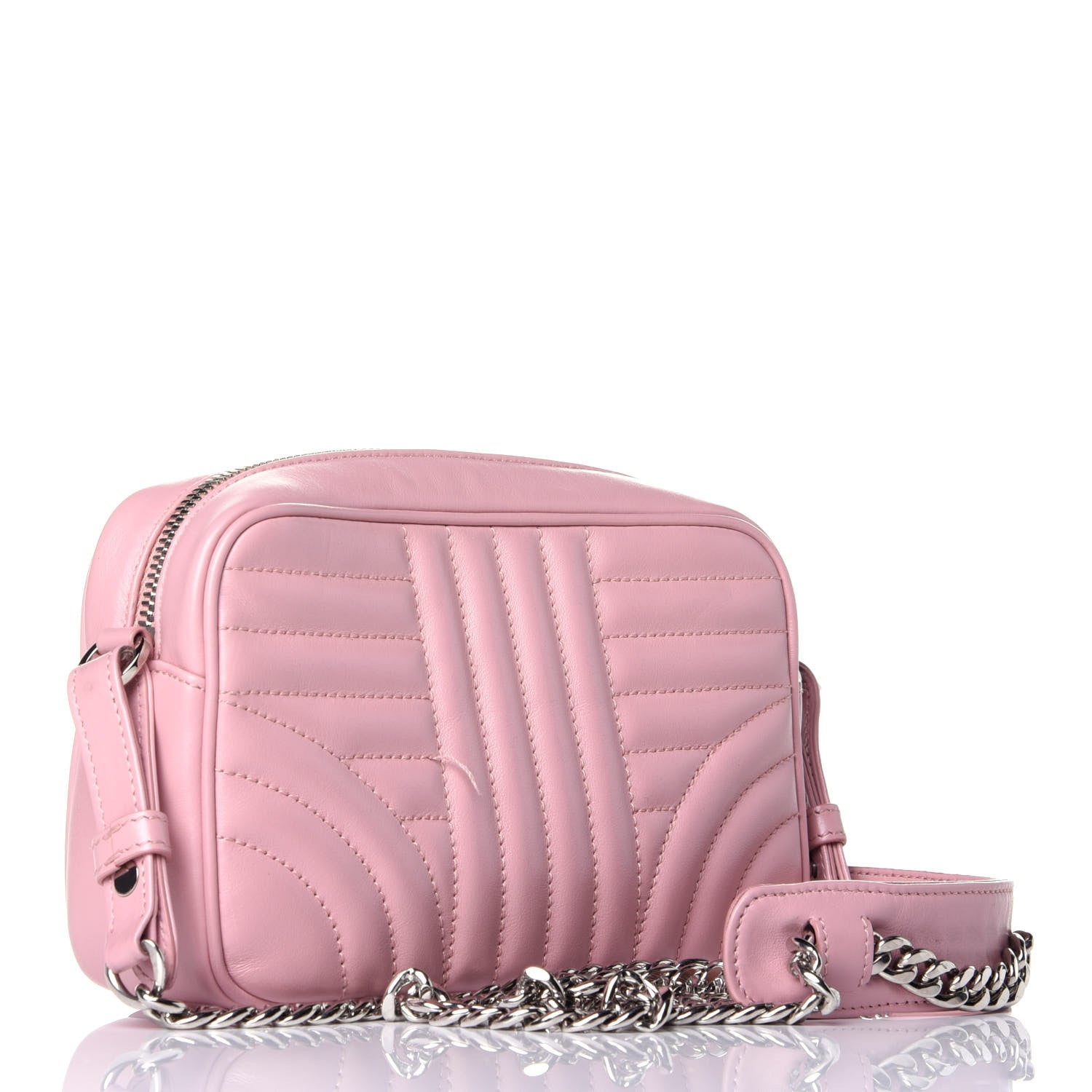 Prada Soft Calfskin Diagramme Camera Bag Pesco 3 of 8