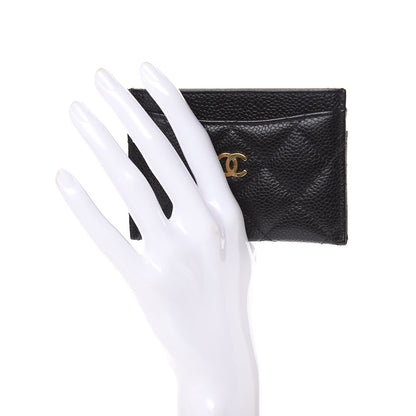 Chanel Caviar Quilted Card Holder Black 2 of 9