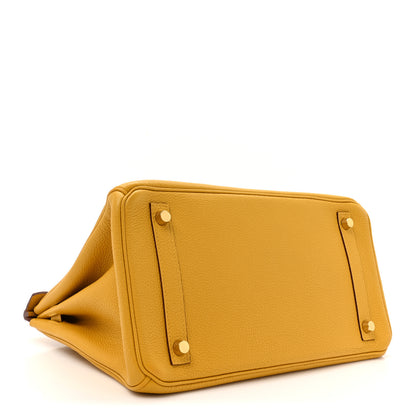 Hermes Togo BIRKIN 30 Jaune Ambre 4 of 11