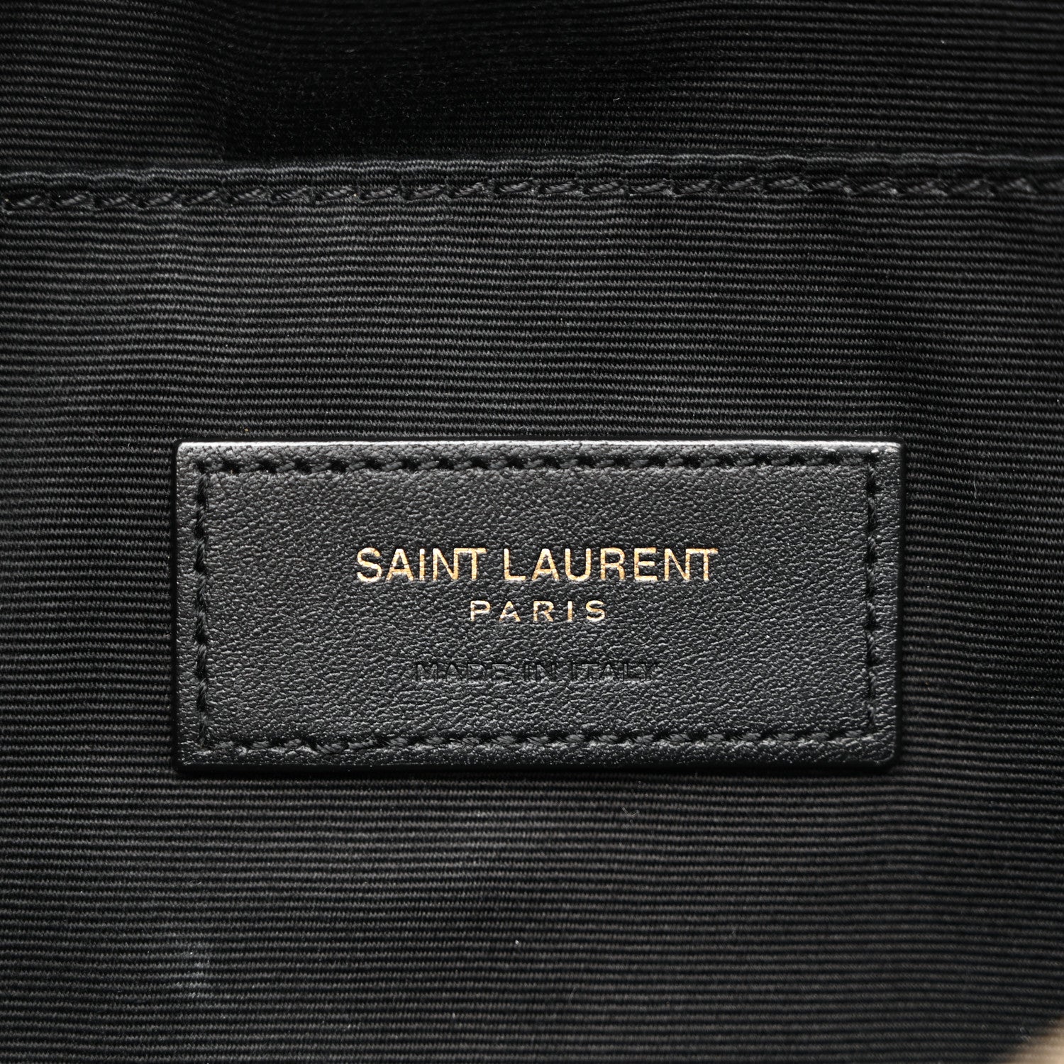 Saint Laurent Grain De Poudre Monogram Belt Bag Black 6 of 14