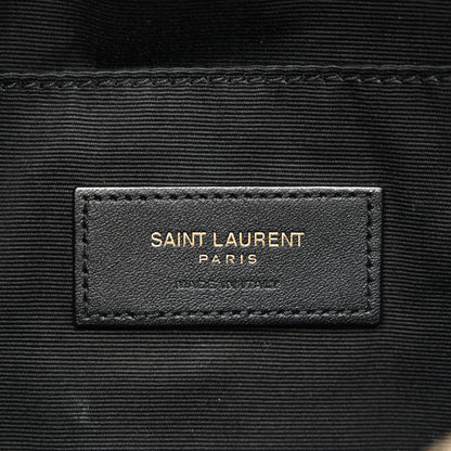 Saint Laurent Grain De Poudre Monogram Belt Bag Black 6 of 14