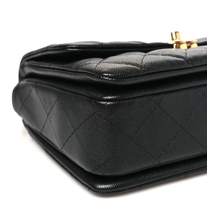 Chanel Caviar Quilted Coco First Flap Black 9 of 11
