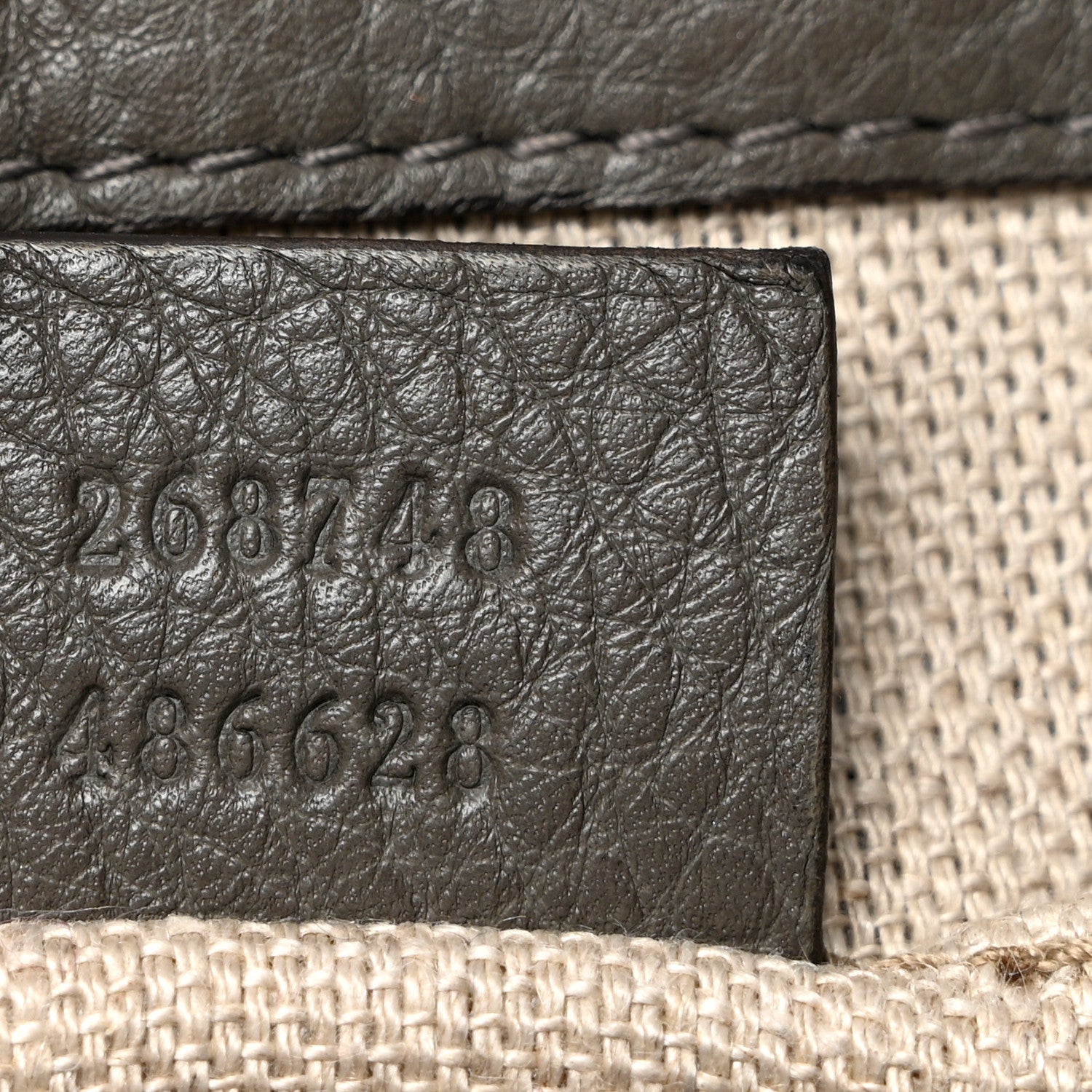 Gucci Calfskin Greenwich Chain Clutch Grey 7 of 8