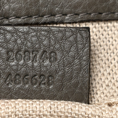 Gucci Calfskin Greenwich Chain Clutch Grey 7 of 8