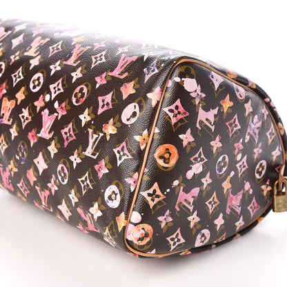 Louis Vuitton Watercolor Aquarelle Speedy 35 Brown 9 of 10