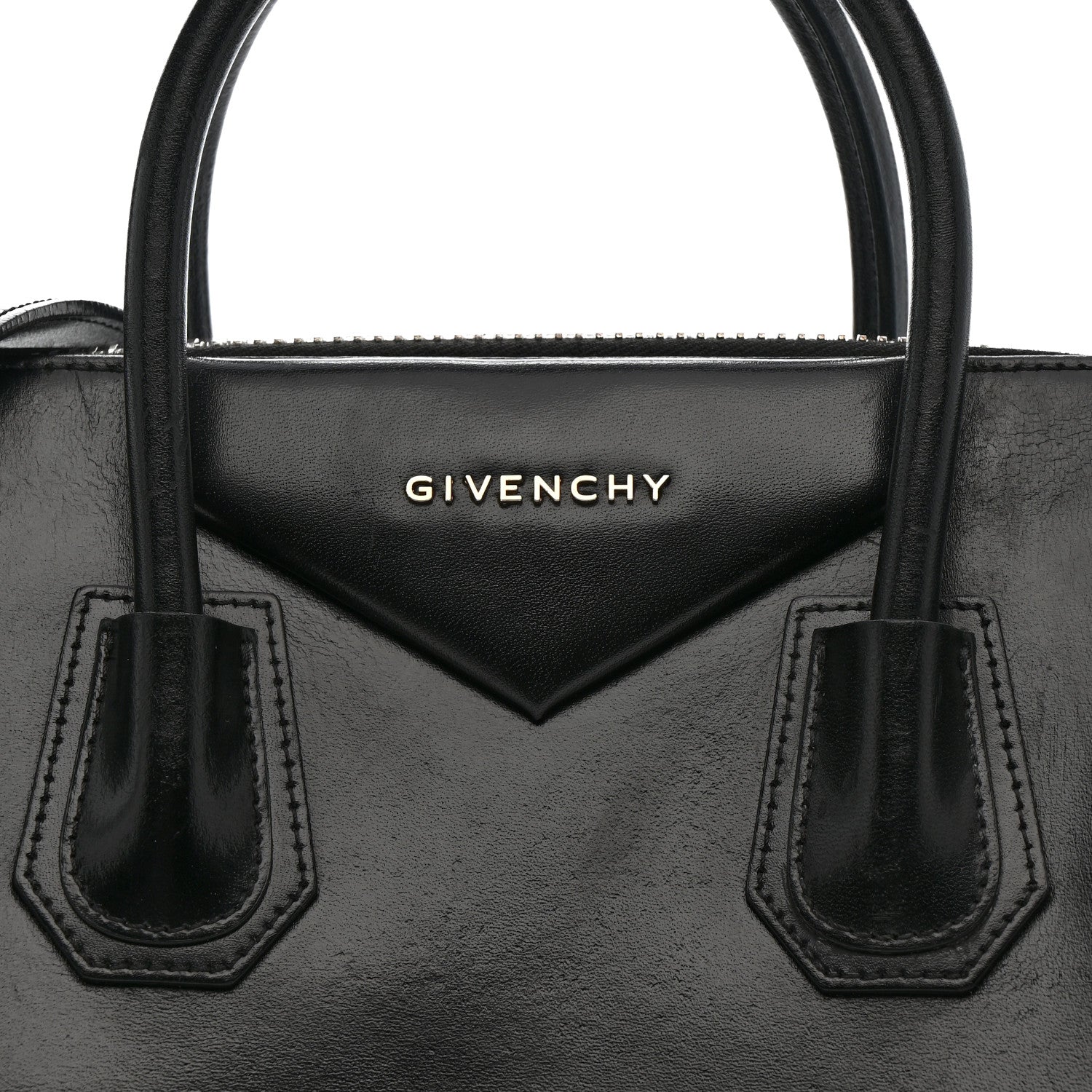 Givenchy Shiny Lord Calfskin Medium Antigona Black 8 of 10