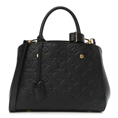 Louis Vuitton Empreinte Montaigne BB Black 1 of 9