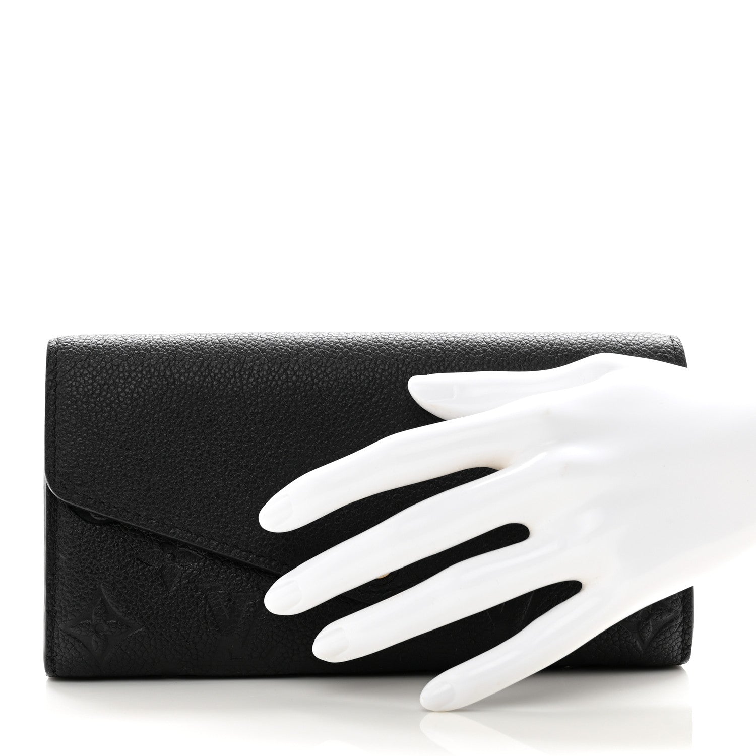 Louis Vuitton Empreinte Sarah Wallet NM Black 2 of 7