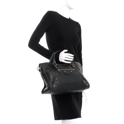 Balenciaga Agneau Giant 12 Rose Gold Hardware City Black 3 of 12