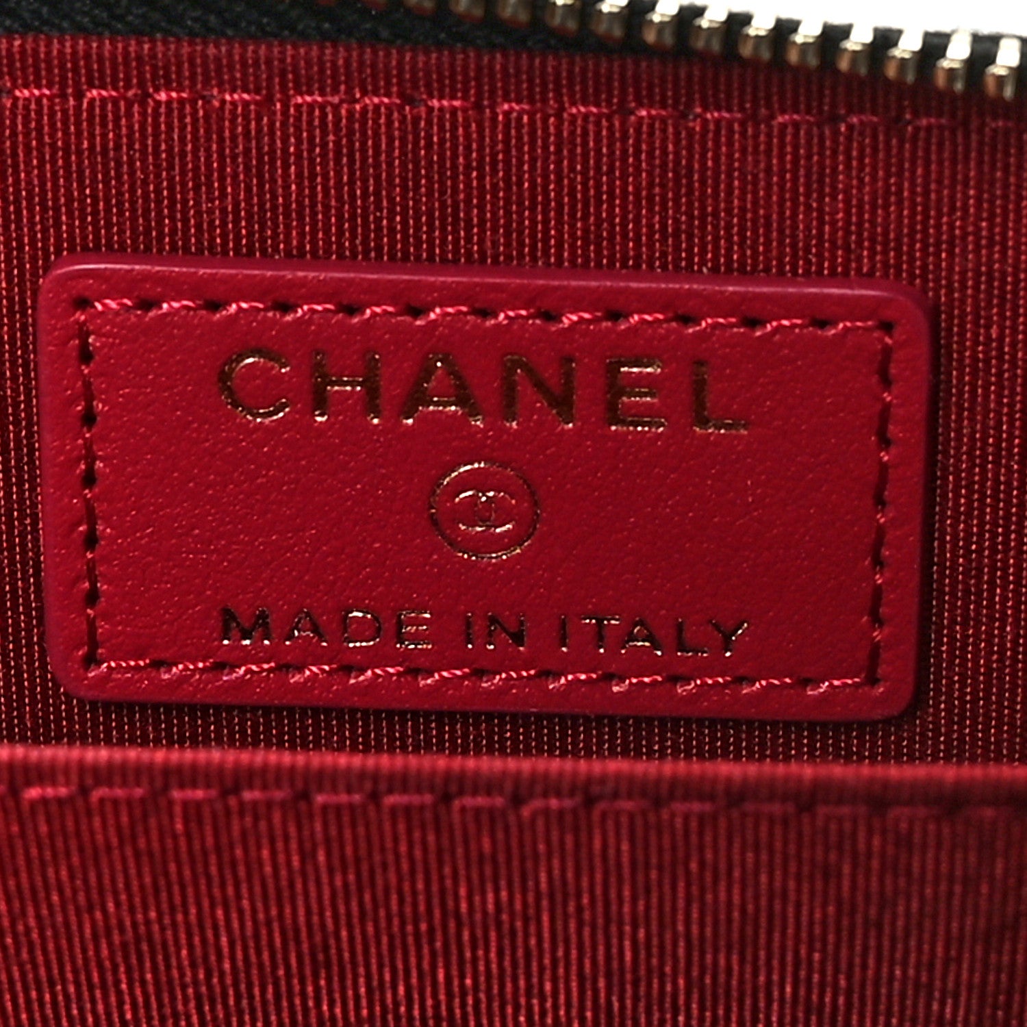 Chanel Shiny Goatskin Quilted Chanel 19 Zip Around Coin Purse Wallet Black 6 of 8