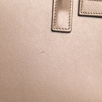 Saint Laurent Calfskin Nano Sac De Jour Dark Beige 15 of 16