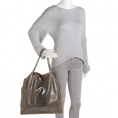 Stella McCartney Faux Python Large Falabella Tote 2 of 9