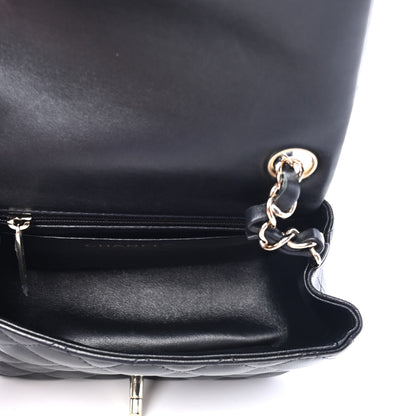 Chanel Lambskin Quilted Mini Square Flap Black 4 of 4