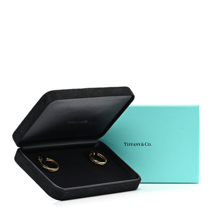Tiffany 18K Yellow Gold Paloma Picasso Small Melody Hoop Earrings 5 of 5