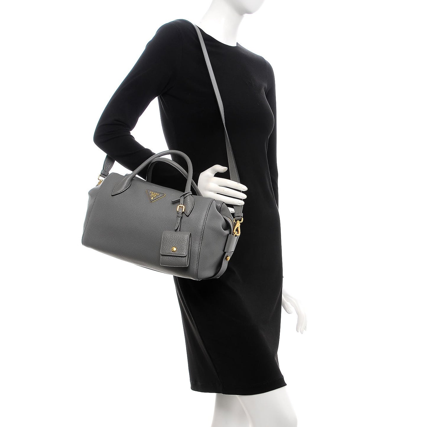 Vitello Daino Satchel Marmo