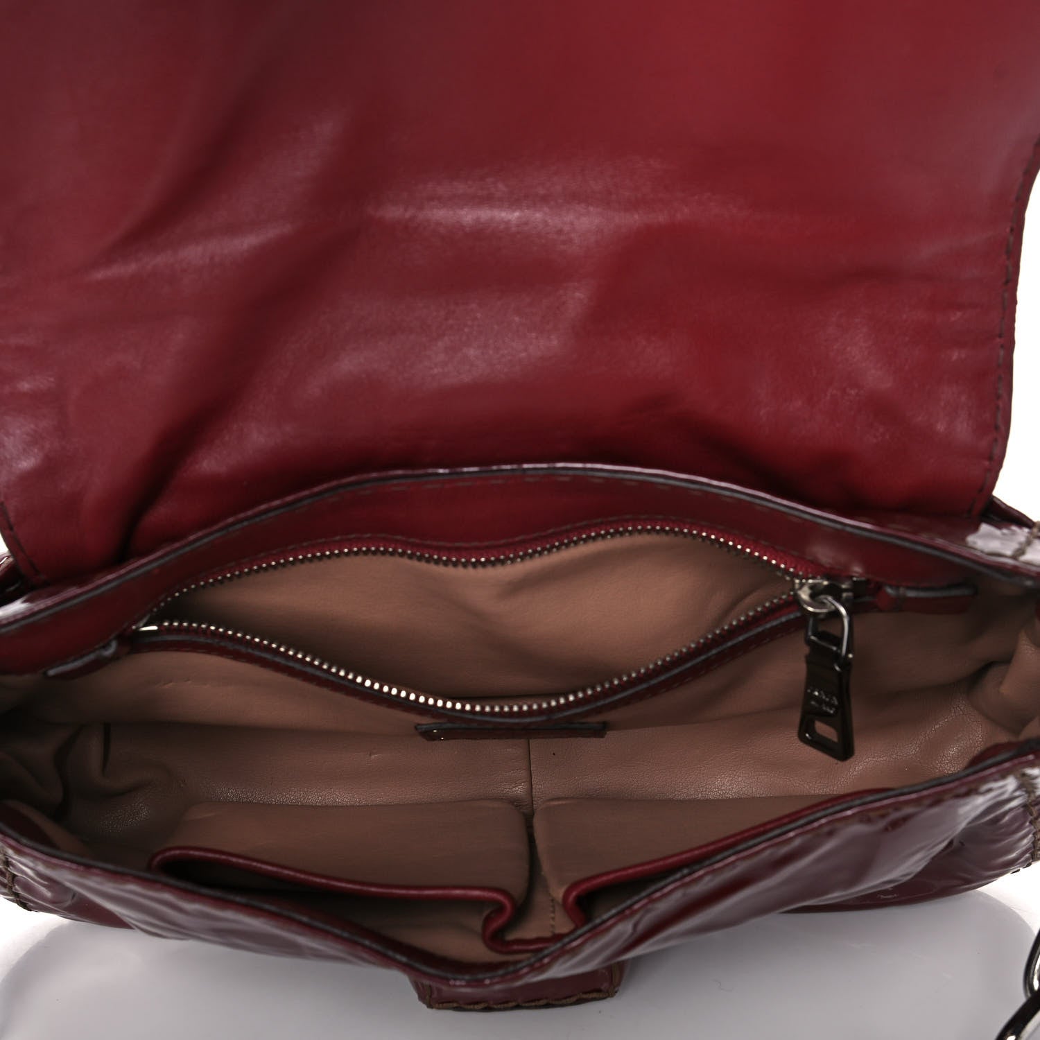 Prada Patent Turnlock Flap Shoulder Bag 5 of 11