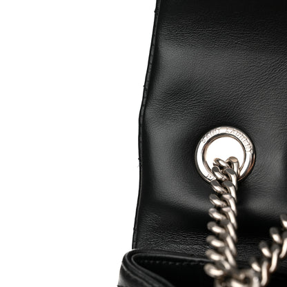 Saint Laurent Calfskin Y Quilted Monogram Medium Loulou Chain Satchel Black 13 of 14