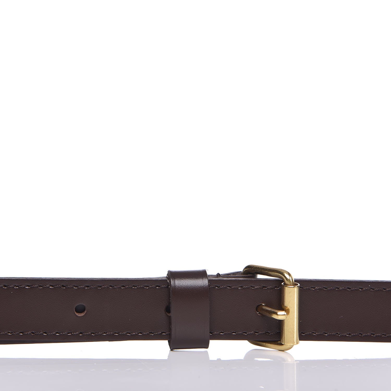 Louis Vuitton Calfskin Adjustable Speedy Bandouliere Shoulder Strap Brown 3 of 3