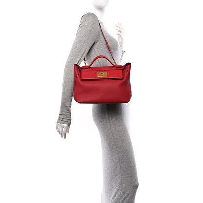 Hermes Togo Swift 24/24 29 Rouge Vif 2 of 19