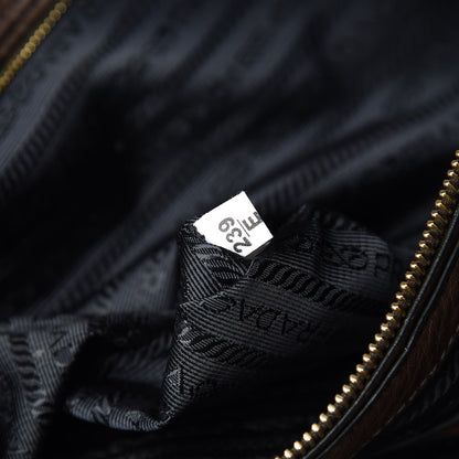 Prada Vitello Daino Shopping Tote Caffe 8 of 13