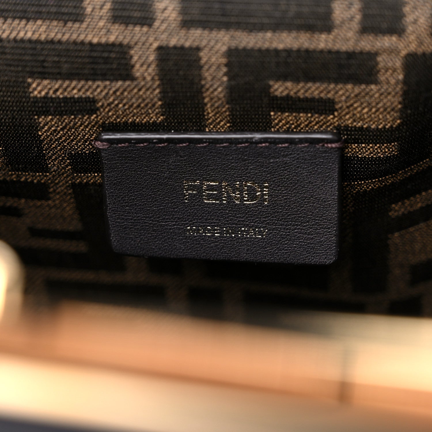 Fendi Shiny Nappa Medium Fendi First Black 6 of 11