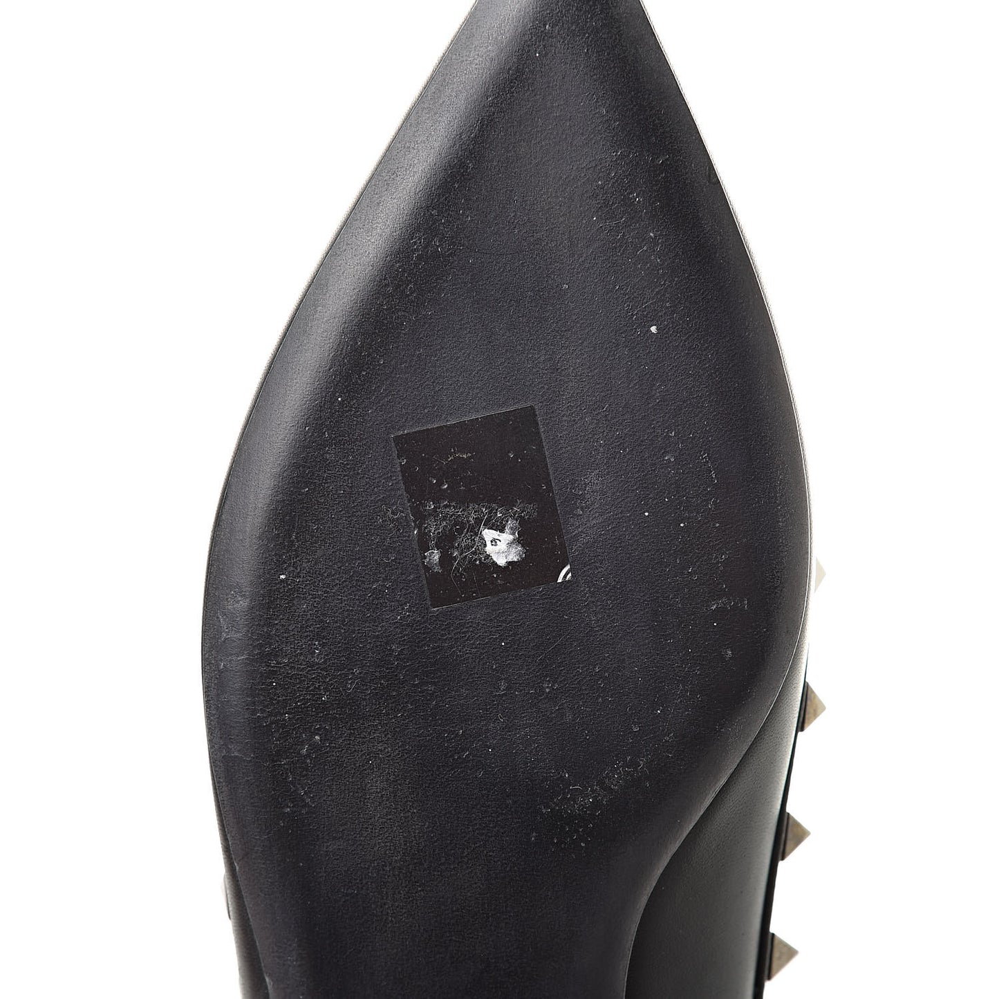 Nappa Rockstud Cage Ballerina Flats 39 Black
