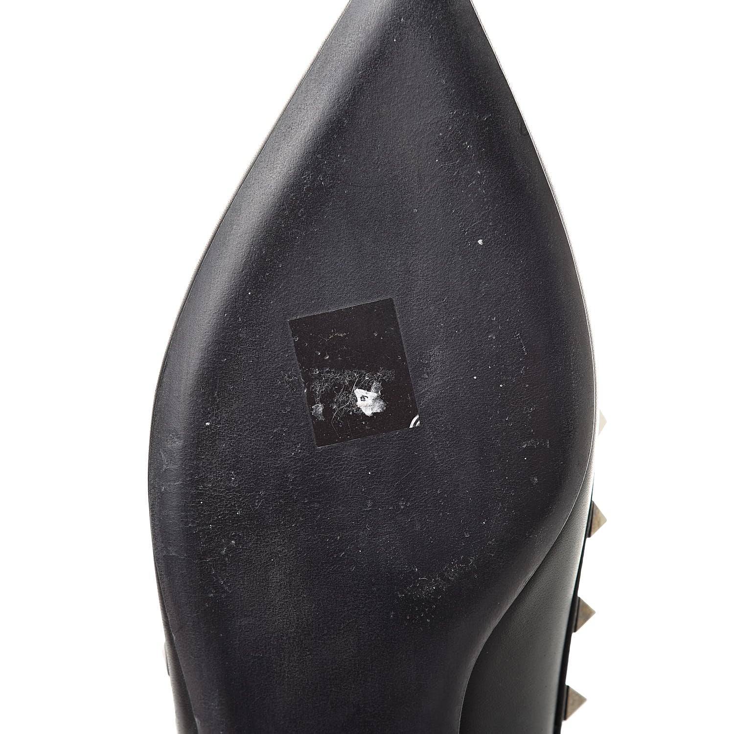 Valentino Garavani Nappa Rockstud Cage Ballerina Flats 39 Black 9 of 10