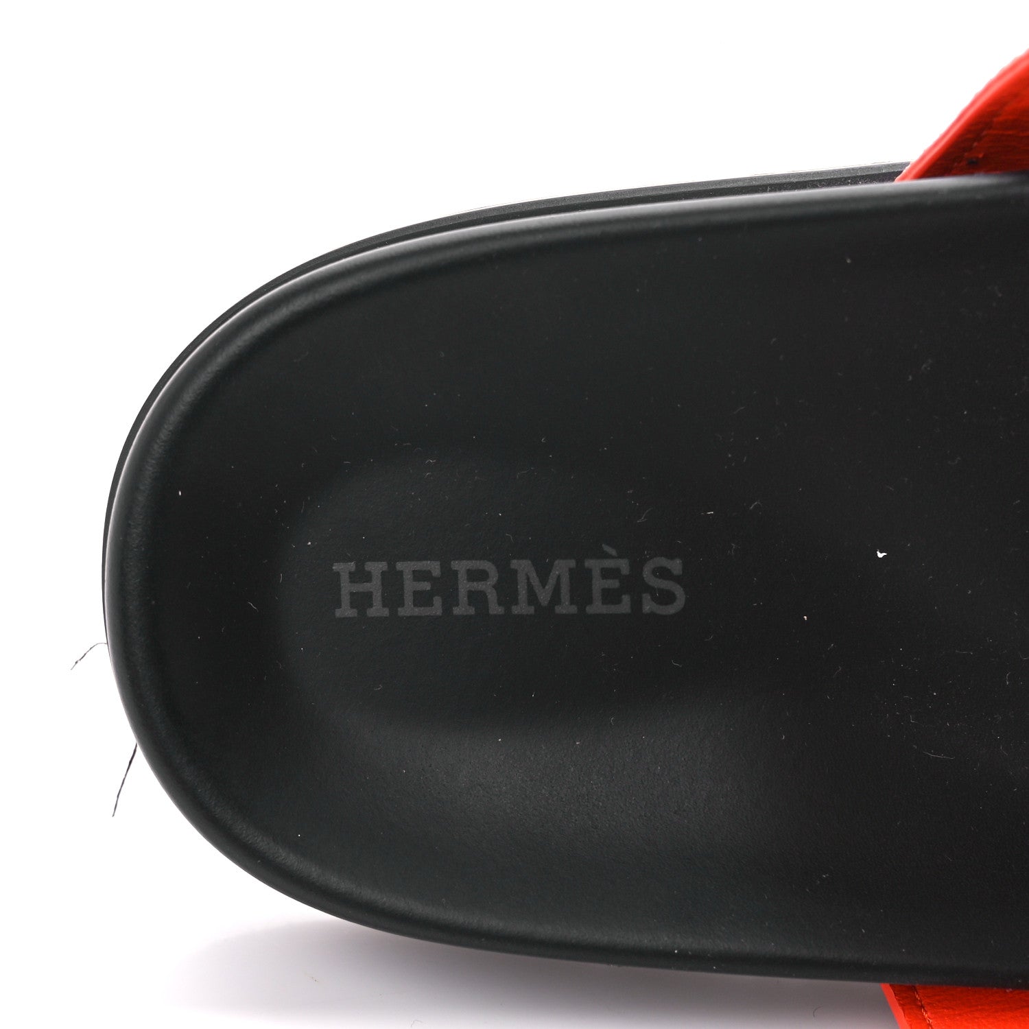 Hermes Lizard Womens Chypre Sandals 38 Orange Synthetique 7 of 8