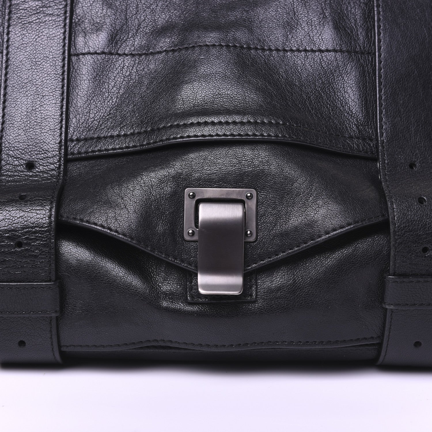Proenza Schouler Lambskin Medium PS1 Satchel Black 13 of 13