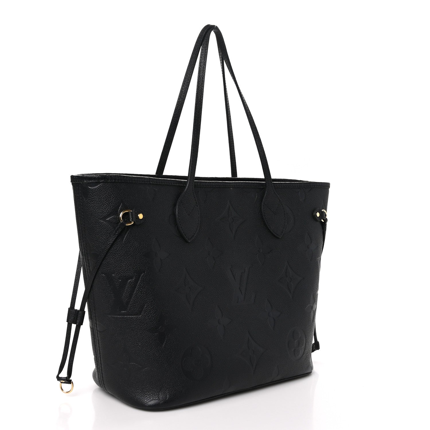 Louis Vuitton Empreinte Monogram Giant Neverfull MM Black 4 of 11
