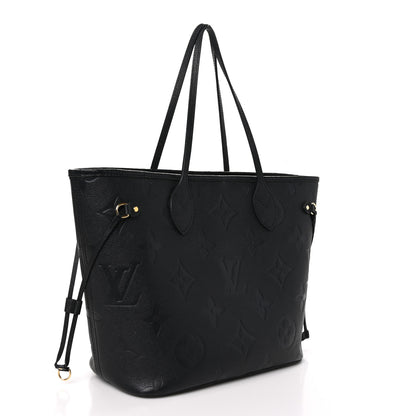 Louis Vuitton Empreinte Monogram Giant Neverfull MM Black 4 of 11