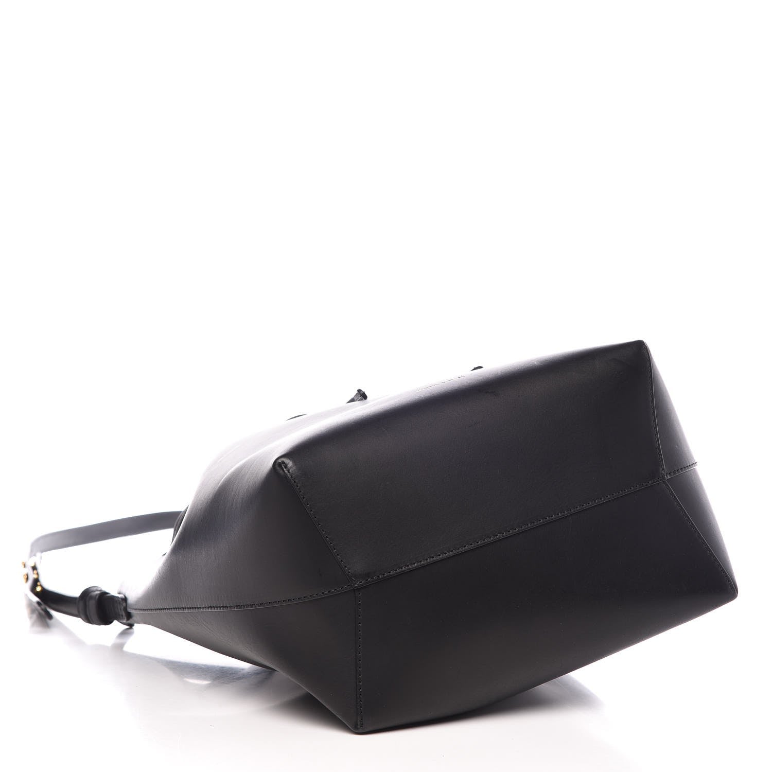 Mansur Gavriel Vegetable Tanned Calfskin Bucket Bag Black 5 of 9