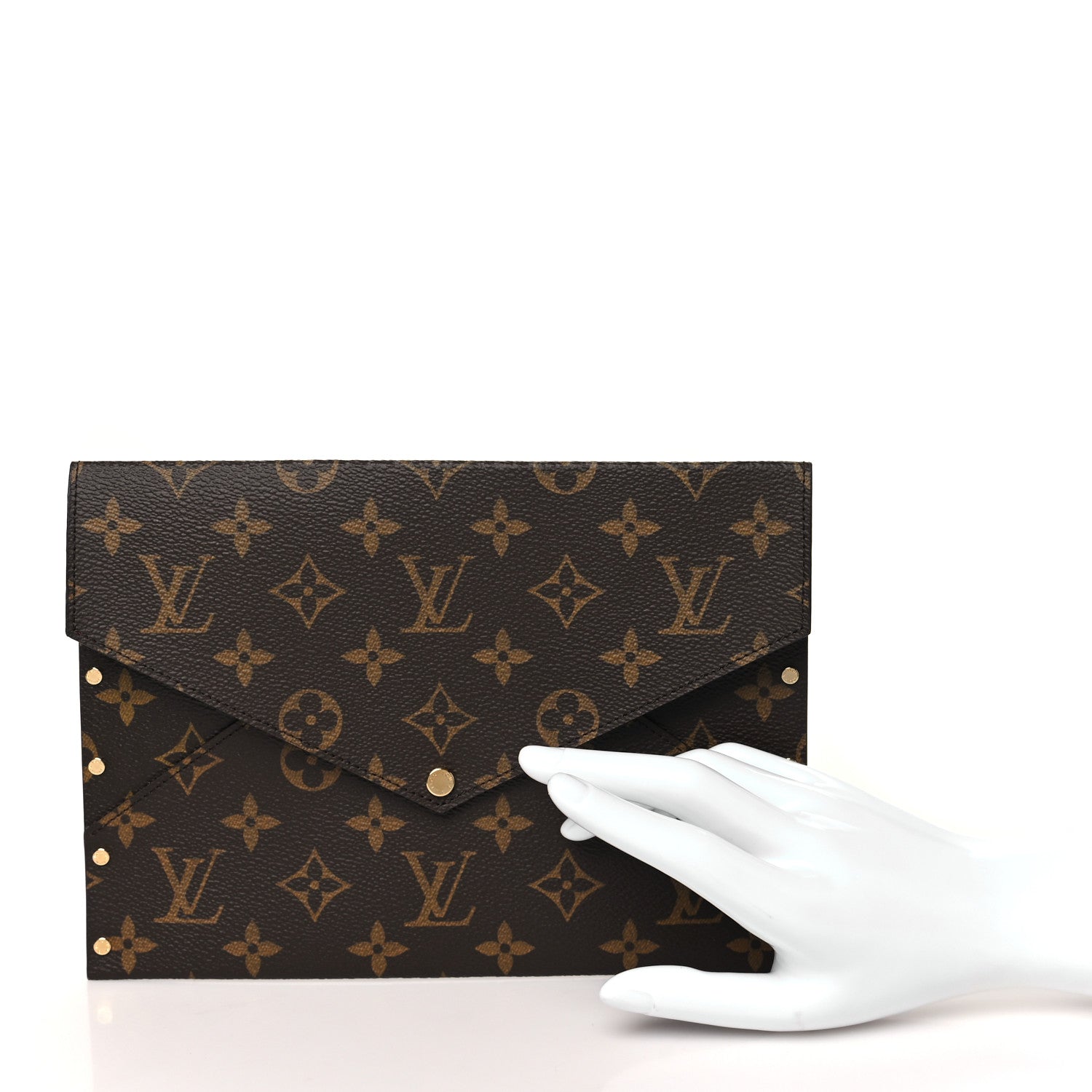 Louis Vuitton Monogram Rivets Enveloppe 2 of 8