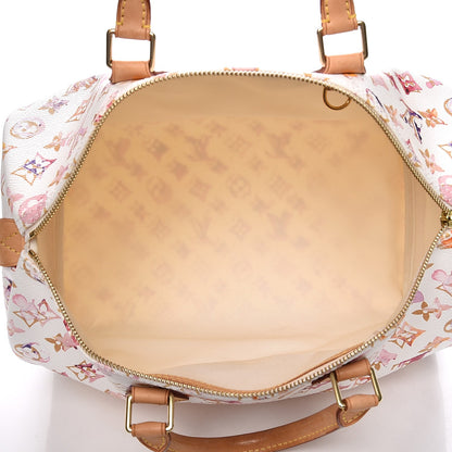 Louis Vuitton Watercolor Aquarelle Speedy 35 White 5 of 13