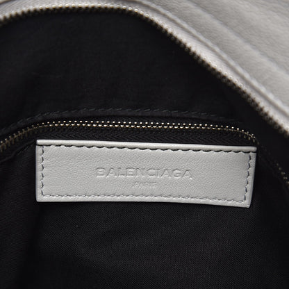 Balenciaga Chevre Silver Metallic Edge Hardware Velo Gris Perle 7 of 9
