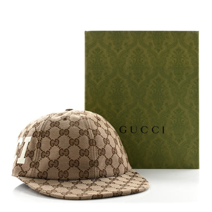 Gucci GG Monogram Patch Logo 25 Baseball Hat M Beige 11 of 11