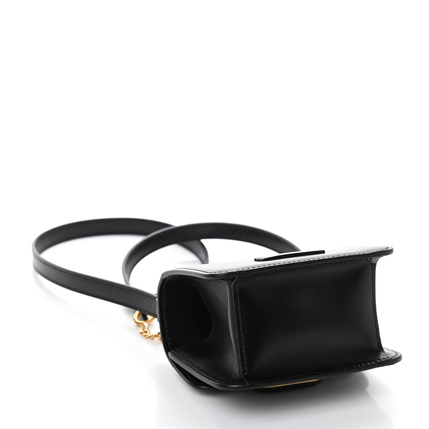 Valentino Garavani Smooth Calfskin Micro VSling Shoulder Bag Black 4 of 10