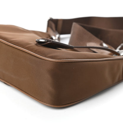 Prada Tessuto Nylon Saffiano Re-Edition 2005 Shoulder Bag Cacao 7 of 10
